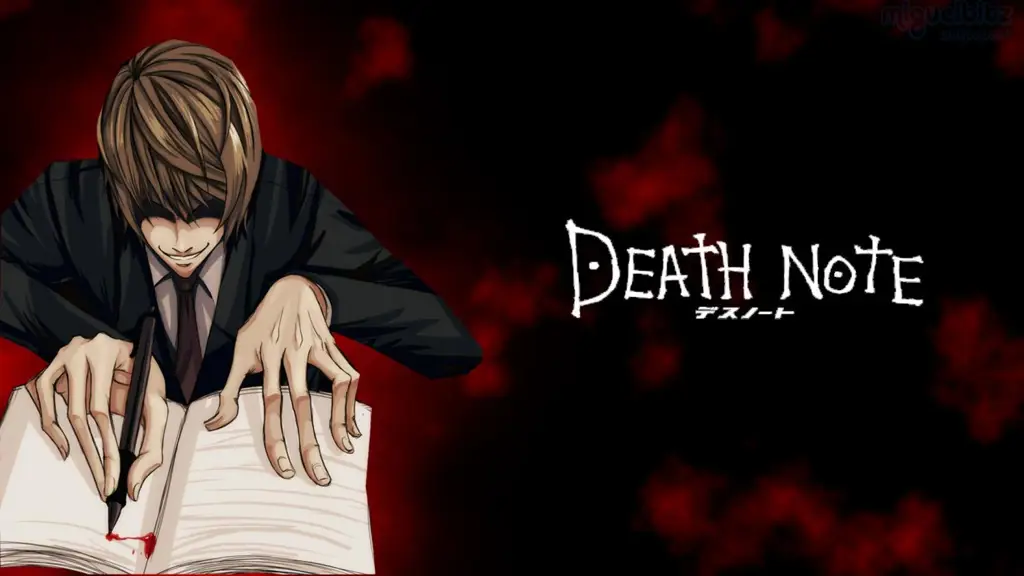 Adegan menegangkan dari anime Death Note