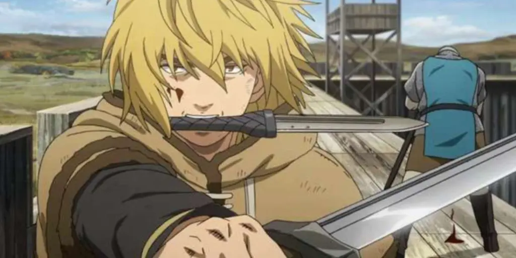 Adegan anime Vinland Saga yang menegangkan