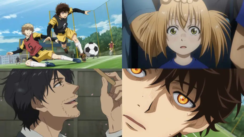 Adegan anime Ao Ashi yang menegangkan