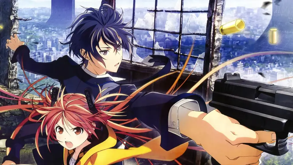 Adegan anime Black Bullet yang menegangkan