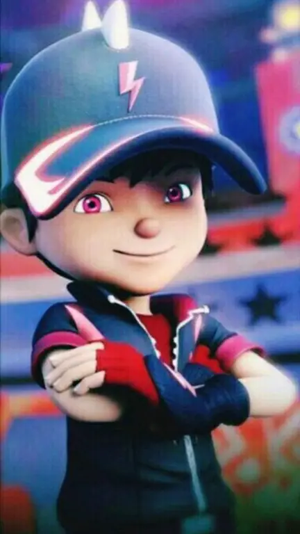 Gambar cuplikan adegan seru dari Boboiboy Galaxy episode 13