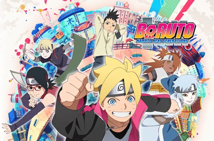 Gambar adegan penting dari Boruto episode 1001