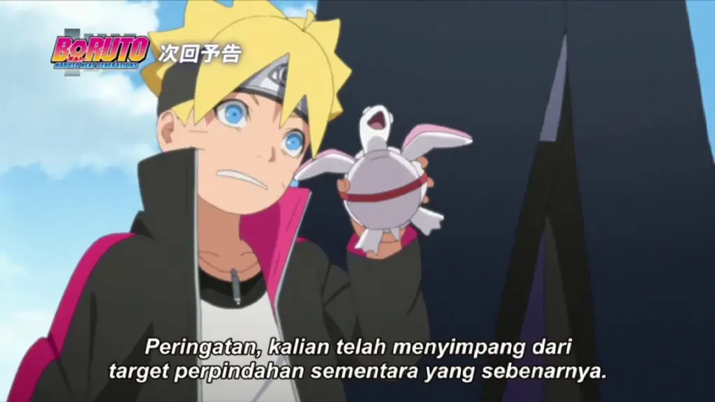 Adegan kunci dari Boruto episode 129