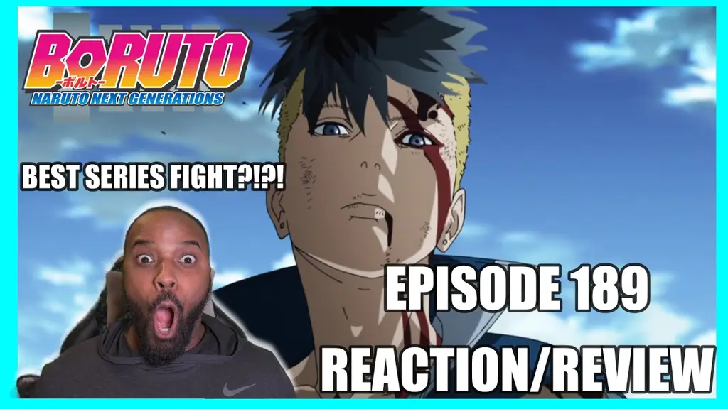 Momen menegangkan dalam Boruto episode 193 Screenshot adegan penting dari Boruto episode 193.