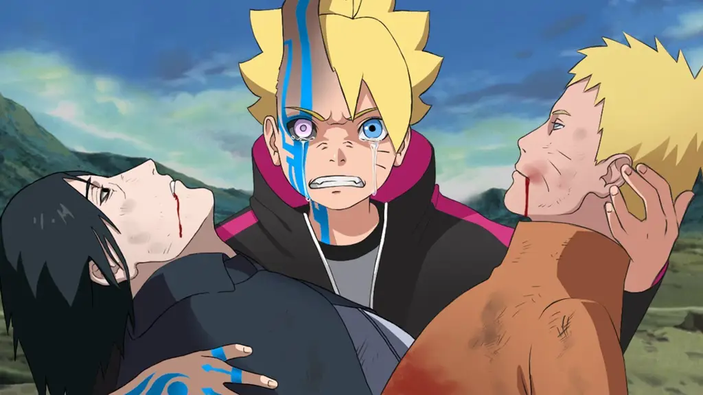 Adegan seru dari anime Boruto