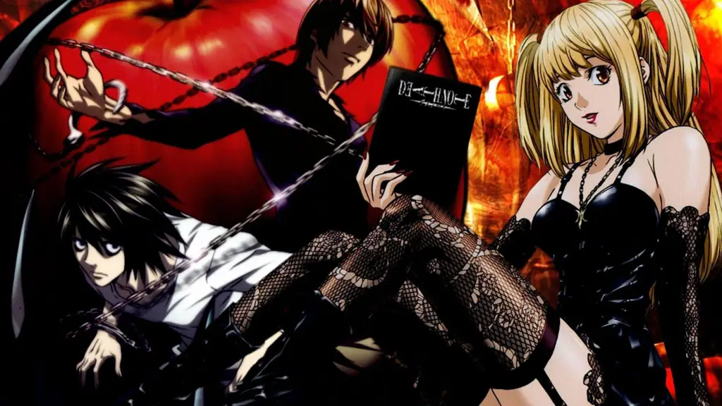 Adegan menegangkan dari anime Death Note