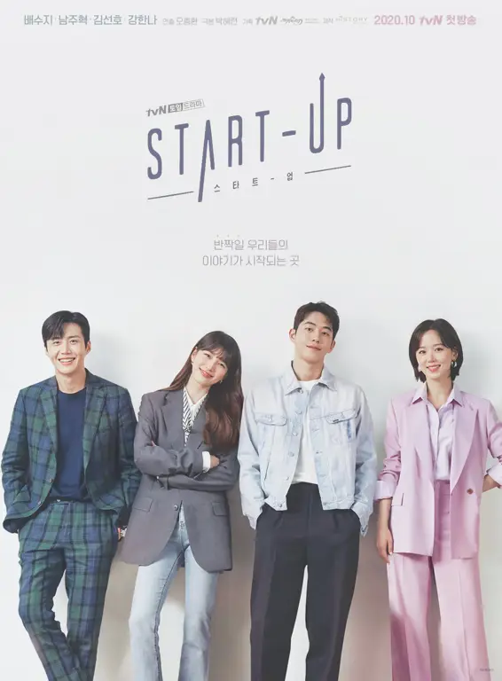 Adegan dramatis dalam drama Korea Start Up