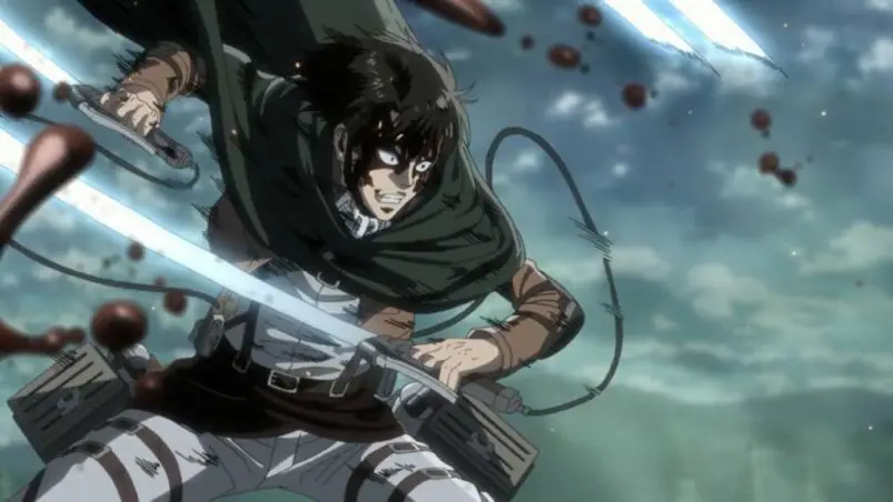 Gambar adegan menegangkan dari Attack on Titan season 3 episode 17