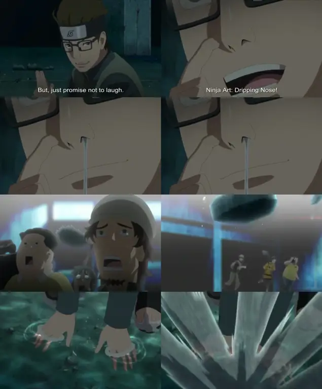 Adegan menegangkan dari anime Boruto episode 48