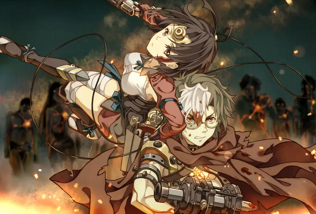 Adegan kunci dari episode 4 Kabaneri of the Iron Fortress