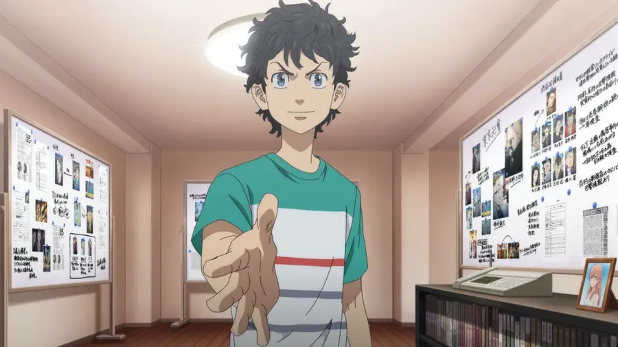Momen menegangkan dalam episode 5 Tokyo Revengers Screenshot adegan menegangkan dari episode 5 anime Tokyo Revengers
