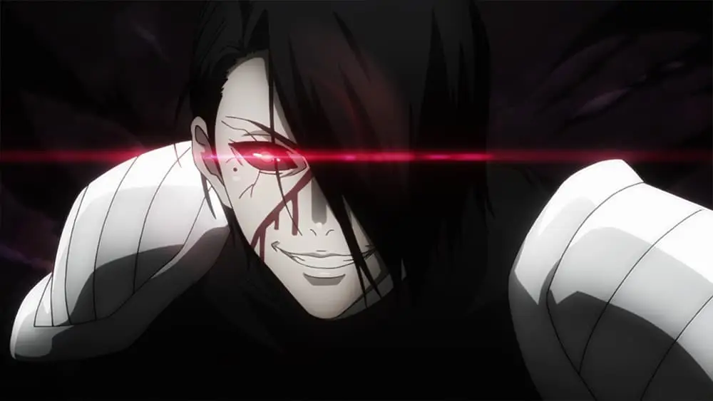 Screenshot adegan menegangkan dari Tokyo Ghoul season 4 episode 8