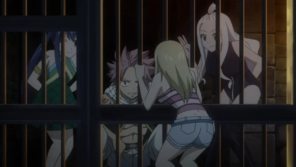 Cuplikan gambar dari Fairy Tail episode 56