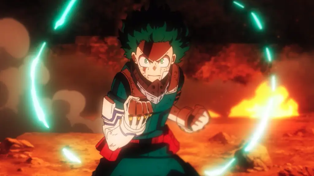 Adegan seru dari film Boku no Hero Academia