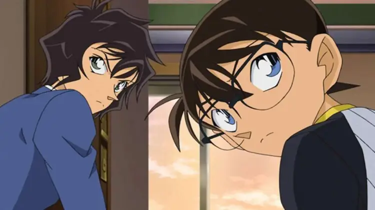 Adegan menegangkan dari film Detective Conan: The Scarlet Alibi