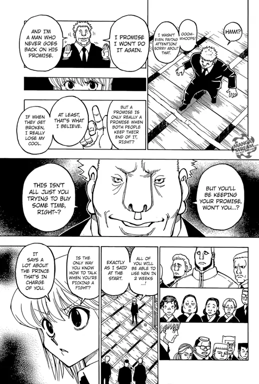 Gambar halaman manga Hunter x Hunter chapter 371