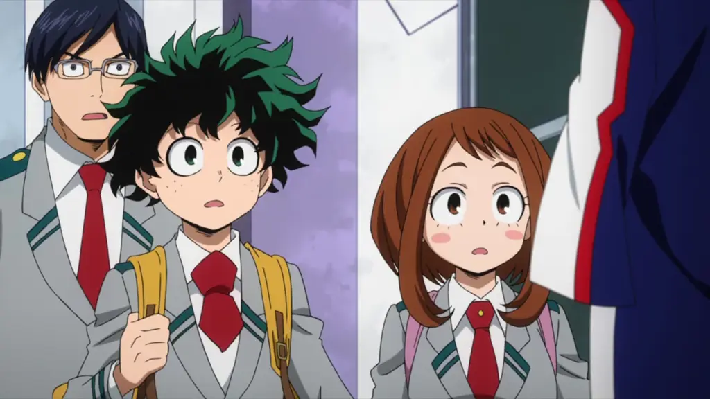 Cuplikan adegan menegangkan dari My Hero Academia episode 16