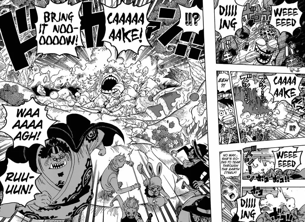 Screenshot adegan menarik dari One Piece episode 876