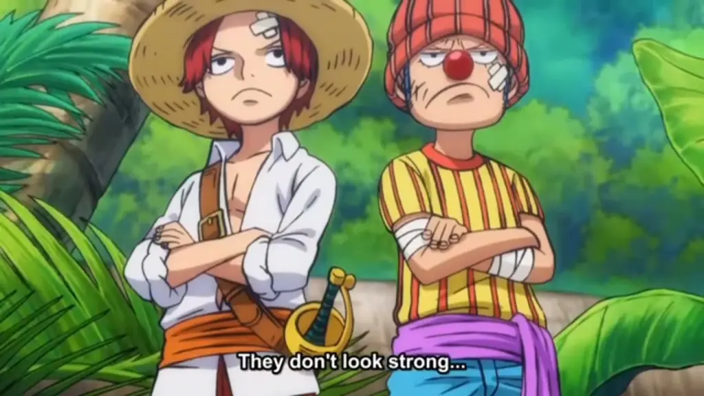 Screenshot dari One Piece episode 966 yang menampilkan adegan penting