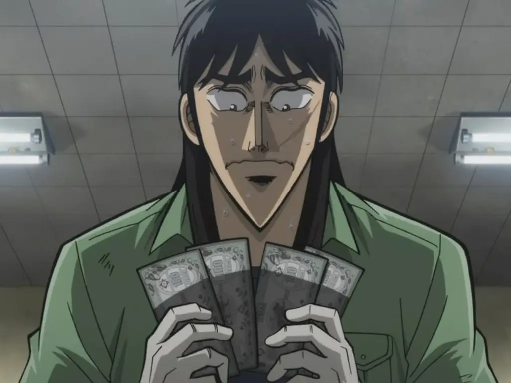 Adegan menegangkan dari anime Kaiji