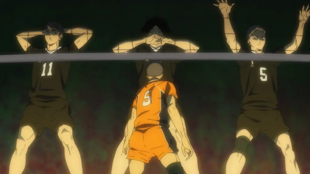 Screenshot adegan dari Haikyuu!! season 2 episode 4