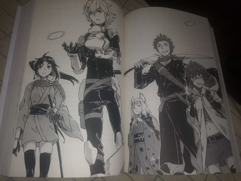 Adegan aksi dari anime Danmachi Sword Oratoria