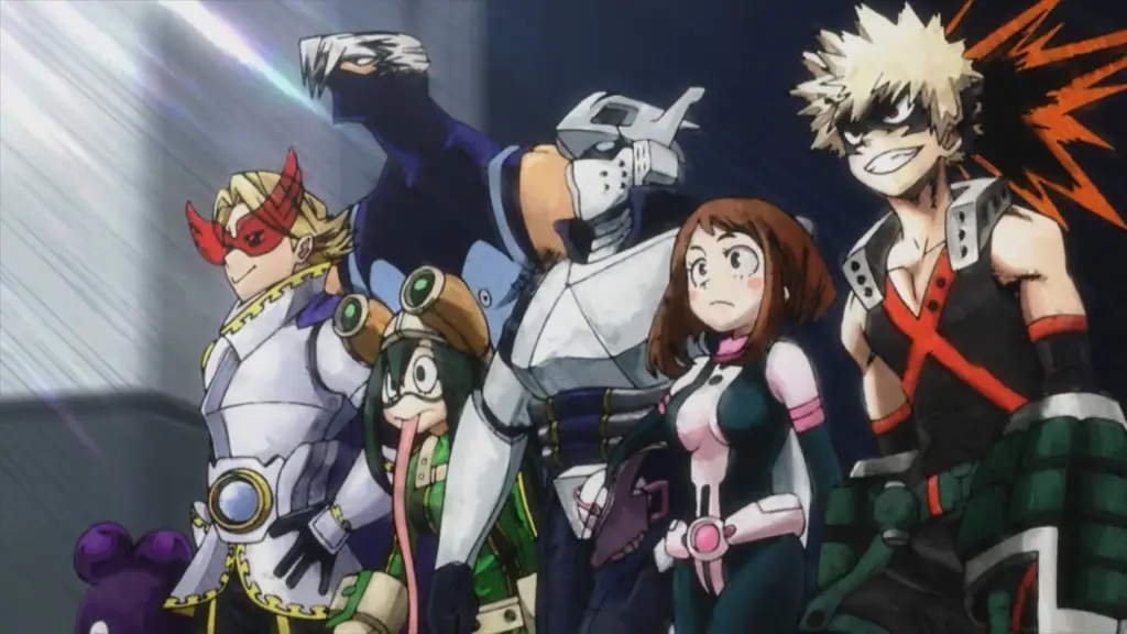 Screenshot adegan penting dari Boku no Hero Academia Episode 6