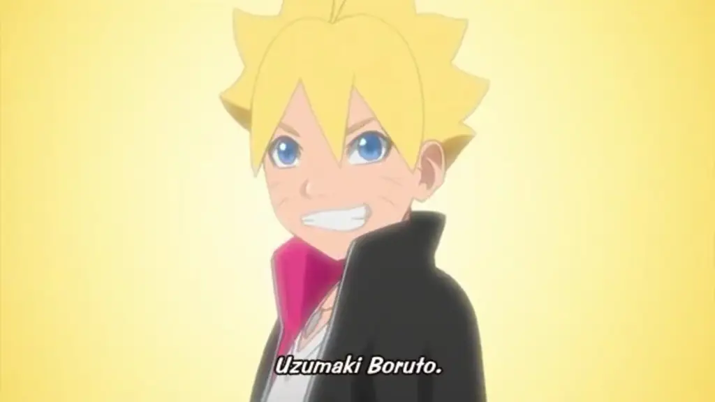 Screenshot adegan menarik dari Boruto episode 29