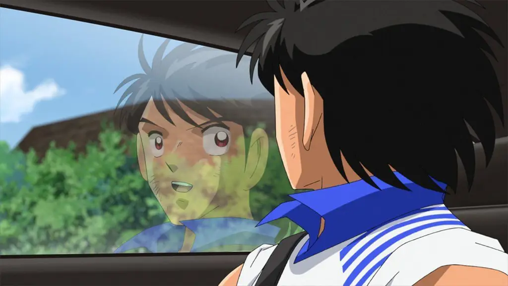 Screenshot adegan seru dari Captain Tsubasa episode 5