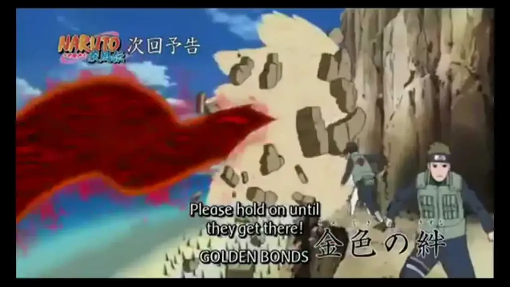 Screenshot adegan menegangkan dari Naruto Shippuden episode 270