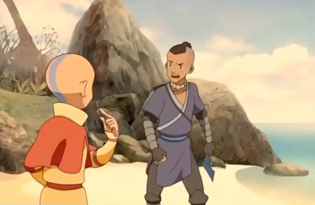 Gambar dari adegan penting di Avatar The Last Airbender episode 59