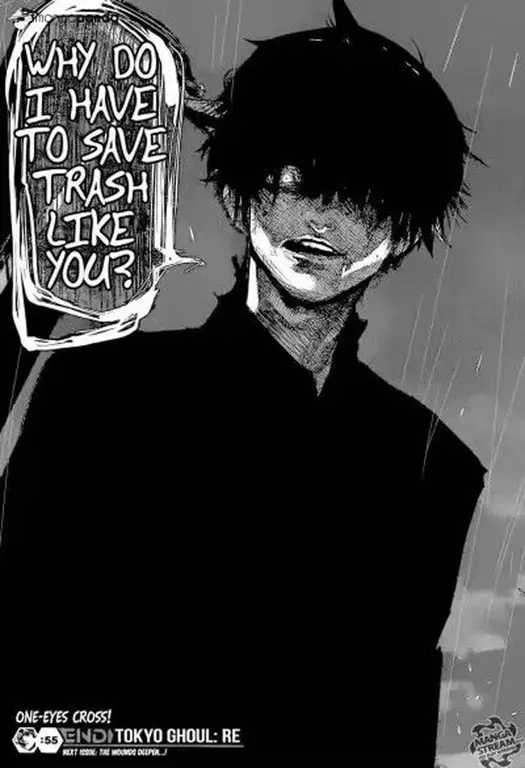 Momen menegangkan di episode 9 Adegan anime dari Tokyo Ghoul episode 9