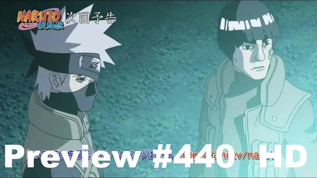 Gambar screenshot adegan penting dari Naruto episode 440