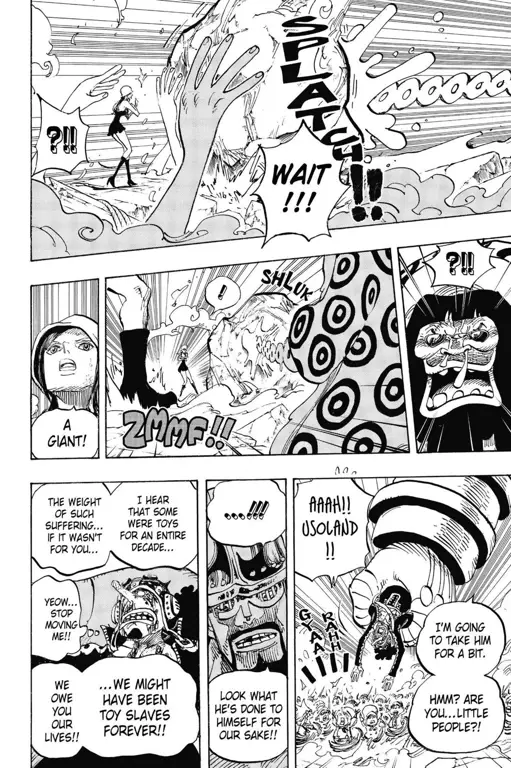 Cuplikan gambar dari One Piece episode 744