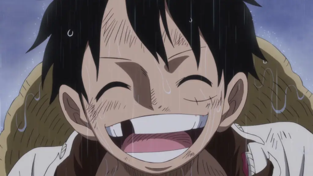 Screenshot One Piece episode 830 yang menampilkan Luffy dan kru Topi Jerami