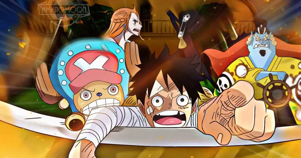 Screenshot adegan menarik dari One Piece episode 864