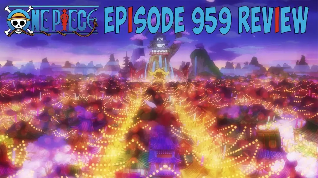 Gambar screenshot adegan penting dari One Piece episode 959