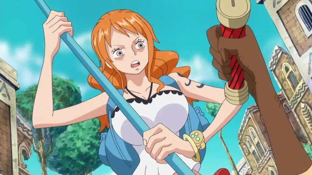 Screenshot adegan menarik dari One Piece episode 95