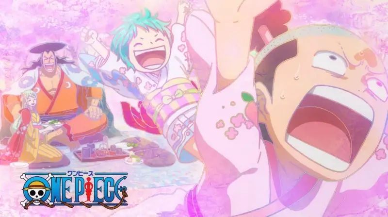 Cuplikan gambar dari One Piece episode 975