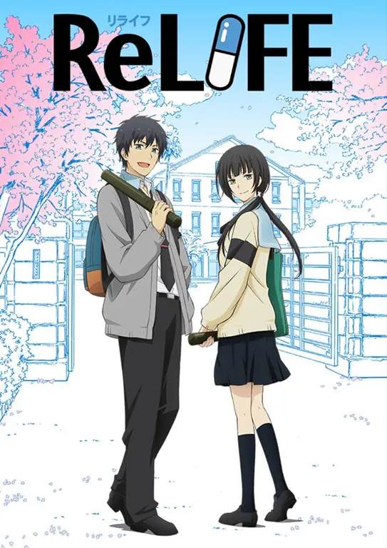 Adegan anime ReLife episode 3 yang menegangkan