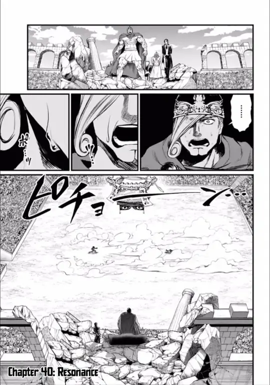 Panel-panel manga Shuumatsu no Valkyrie chapter 44 yang menegangkan