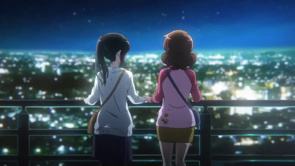 Adegan Kumiko dan Reina di film Hibike! Euphonium