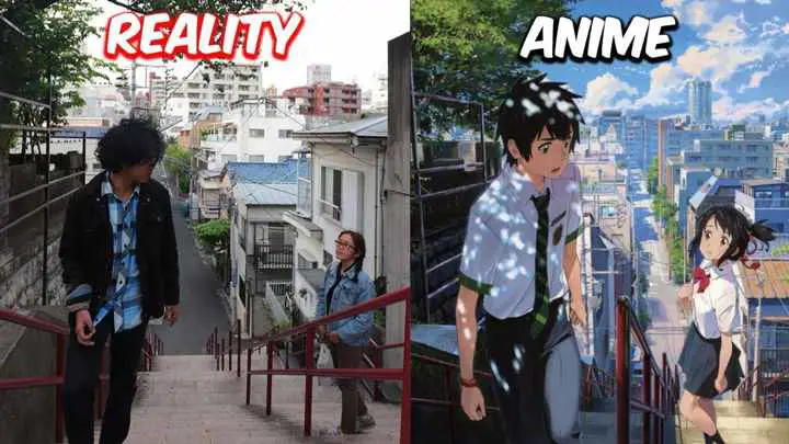 Adegan anime Kiminonawa yang mengharukan