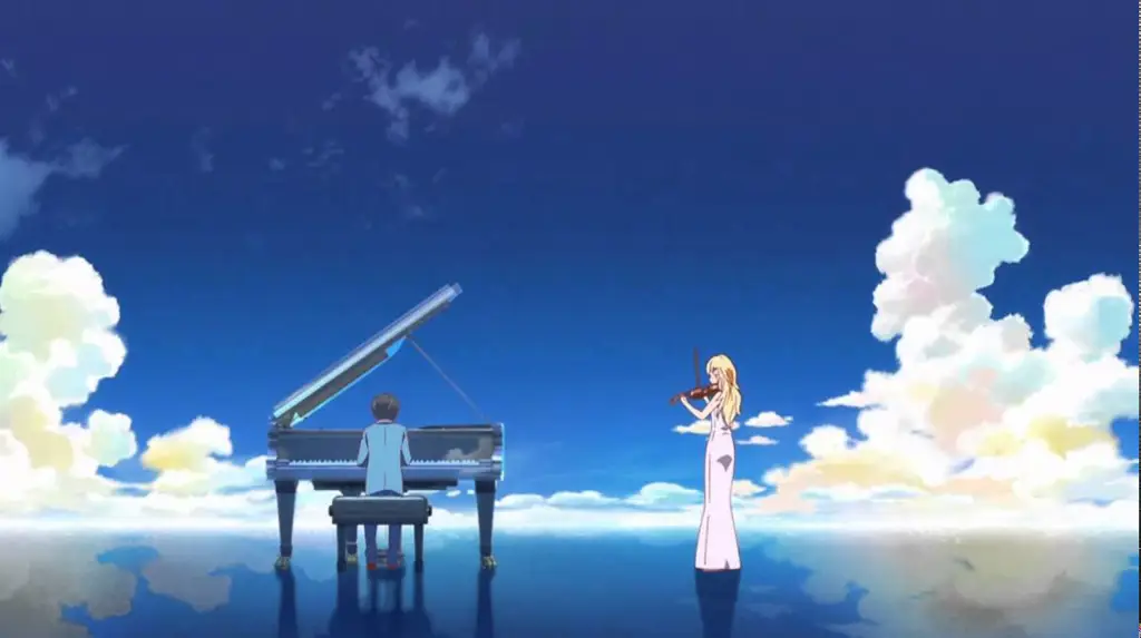 Momen mengharukan dalam anime Your Lie in April Adegan anime Your Lie in April yang mengharukan