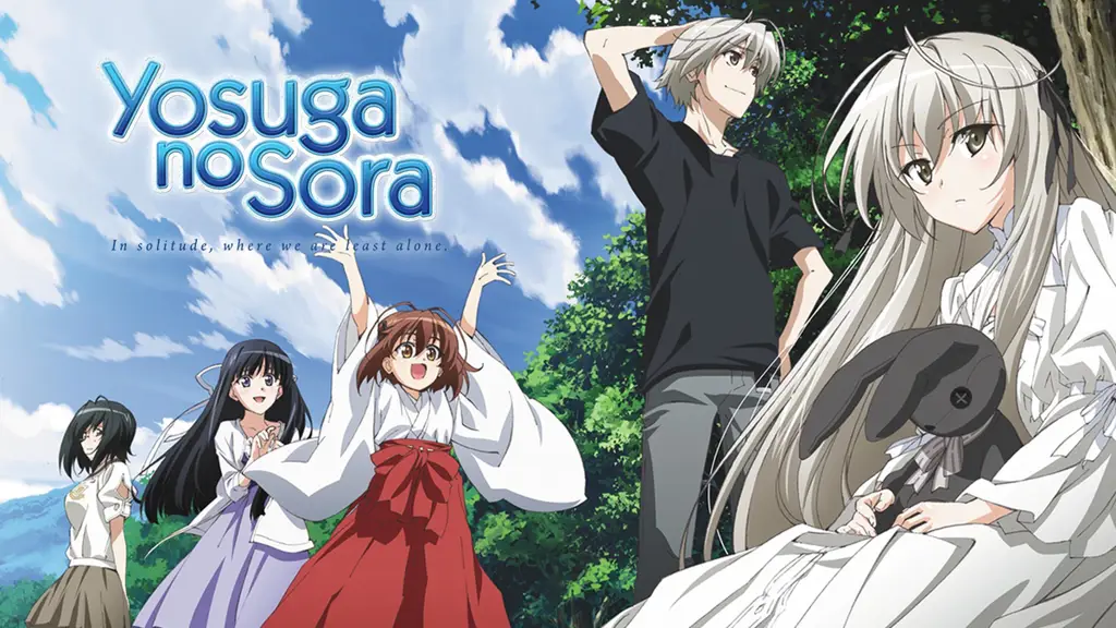 Screenshot adegan penting dari Yosuga no Sora episode 4