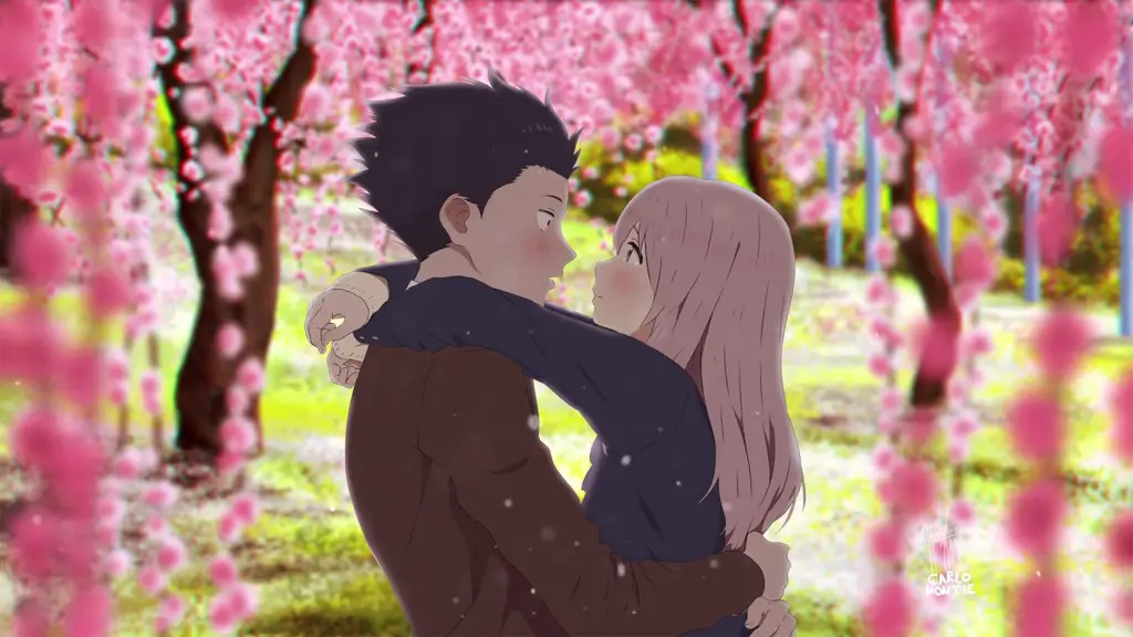 Adegan Anime Koe no Katachi yang mengharukan