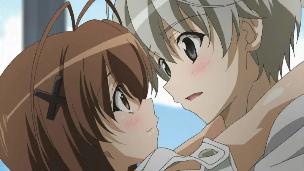 Adegan anime Yosuga no Sora yang mengharukan