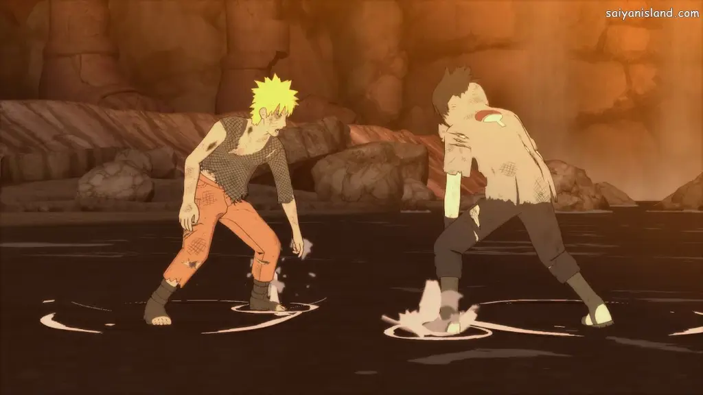 Gambar adegan terakhir Naruto Shippuden