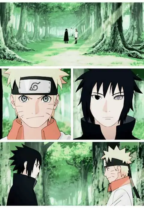 Screenshot episode terakhir Naruto