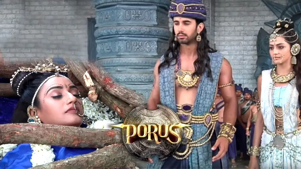 Adegan terakhir dari serial Porus